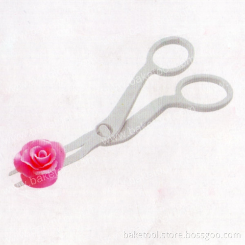 Plastic fondant cake decoration flower lifter